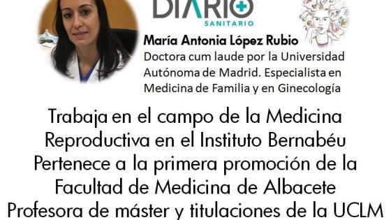 IB Albacete gynaecologist, Antonia López Rubio: a model female researcher working in Castilla La Mancha in a Diario Sanitario magazine article