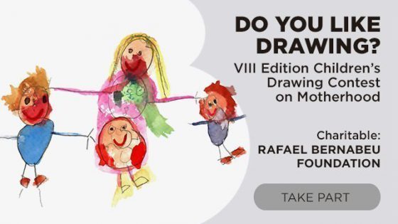 Die Stiftung Rafael Bernabeu schreibt den VIII. malwettbewerb für kinder über die mutterschaft aus