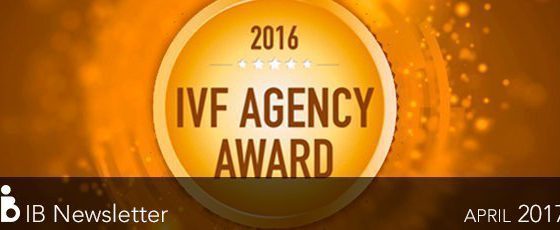 Neuer IB Newsletter: Preis “IVF Agency of the year 2016”
