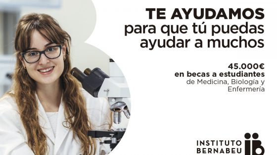 La Fundación Rafael Bernabeu Obra Social beca con 10.000 euros a cuatro estudiantes de Medicina y Biotecnología con recursos limitados
