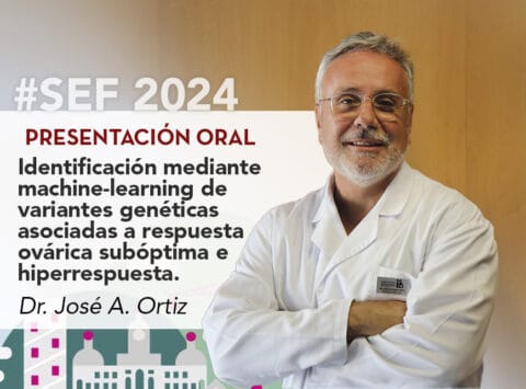 El doctor José Antonio Ortiz presentará en el congreso de la SEF un modelo predictivo de la respuesta ovárica basado en machine-learning