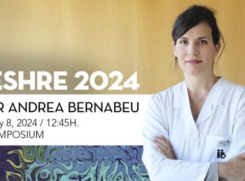 La doctora Bernabeu, ponente en un simposio sobre la folitropina delta en la ESHRE 2024