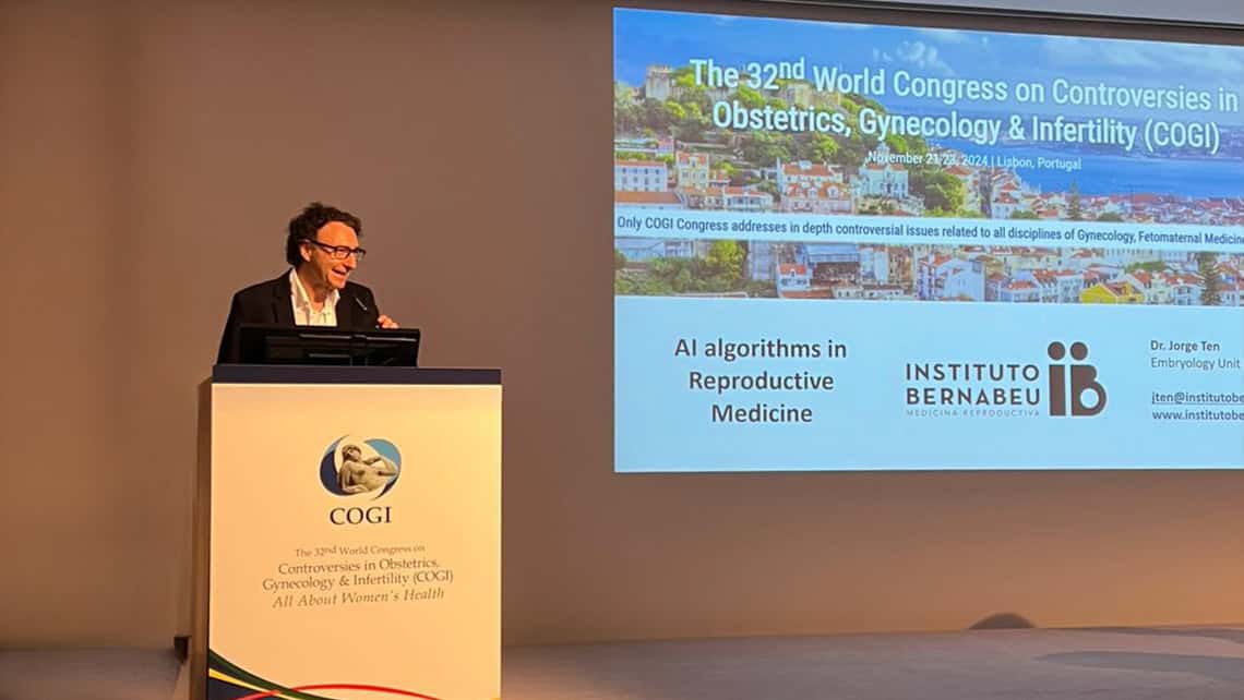 Dr Jorge Ten addresses the impact of artificial intelligence in reproductive medicine in Lisbon and Beijing